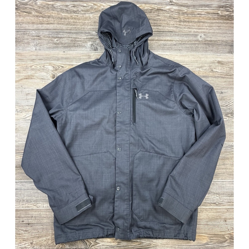 Under Armour ColdGear Infrared Jacket Mens M Gray Storm 2 OUTER JACKET ONLY!
